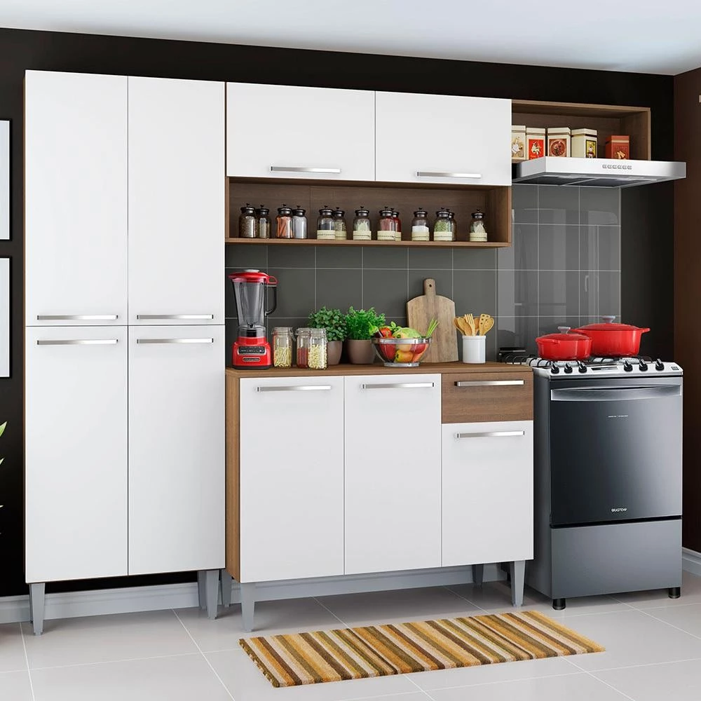 Armário de Cozinha Compacta Emilly Top Madesa — oferta Loja de Móveis Marília